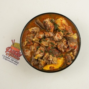 Goat meat pepper soup maxi