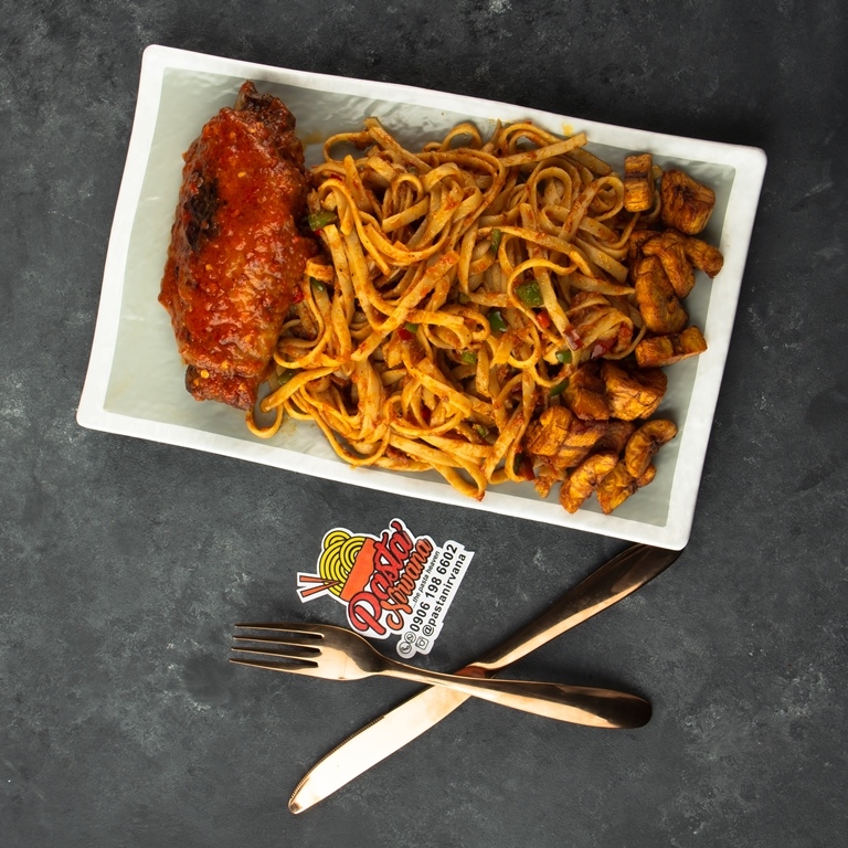 Jollof Linguine Pasta mini